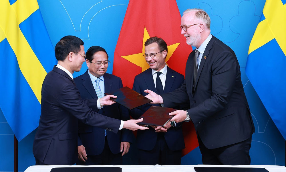  Việt Nam, Thụy Điển nâng cấp quan hệ lên Đối tác chiến lược ngành trong lĩnh vực khoa học - công nghệ và đổi mới sáng tạo